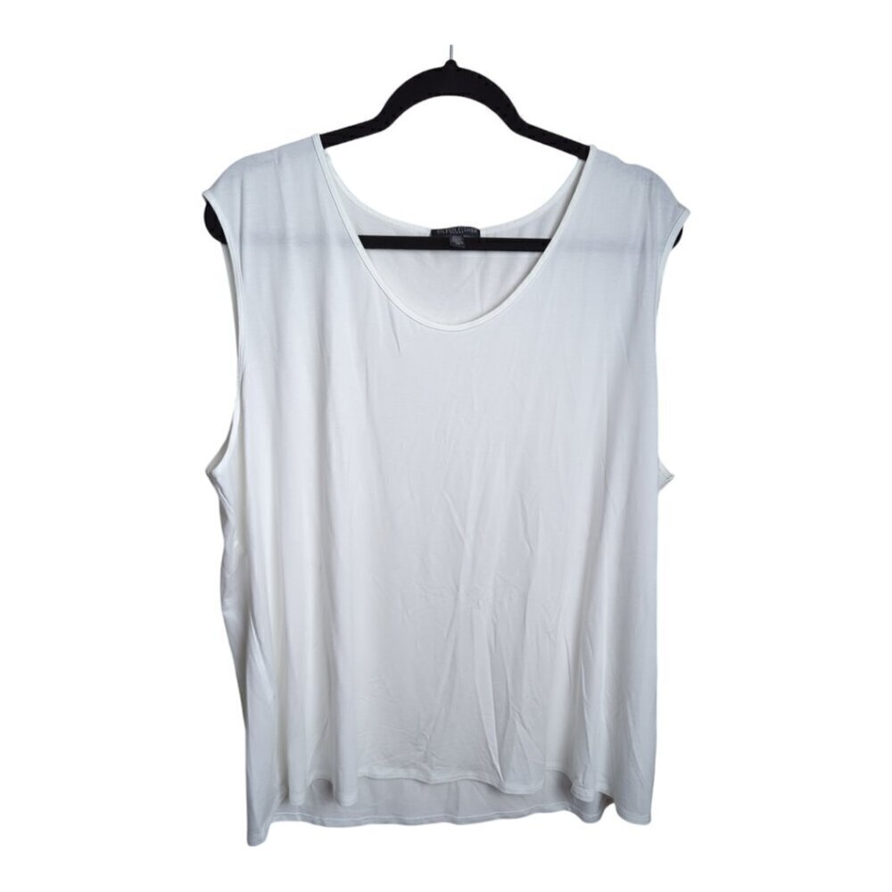 Eileen Fisher White Blouse Size 3X